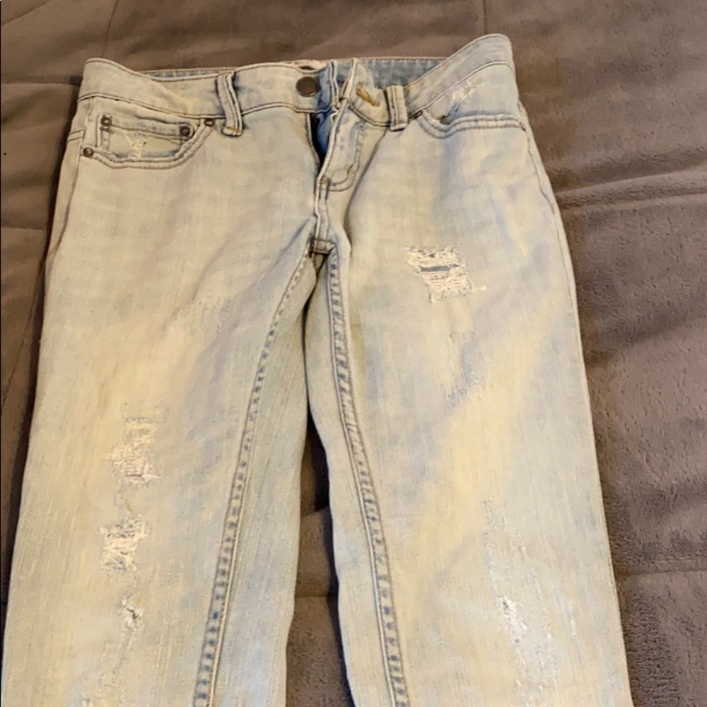Free people light wash jeans